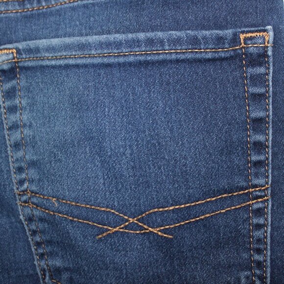 Signature Levi Strauss Slim Straight Jeans 14 Reg Blue Denim | Classic Stretch - Picture 7 of 9